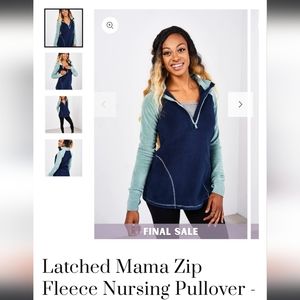 Latched Mama Fleece Pullover XL